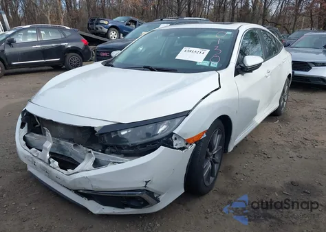 2020 Honda Civic Ex from USA, damaged, VIN 19XFC1F39LE220130